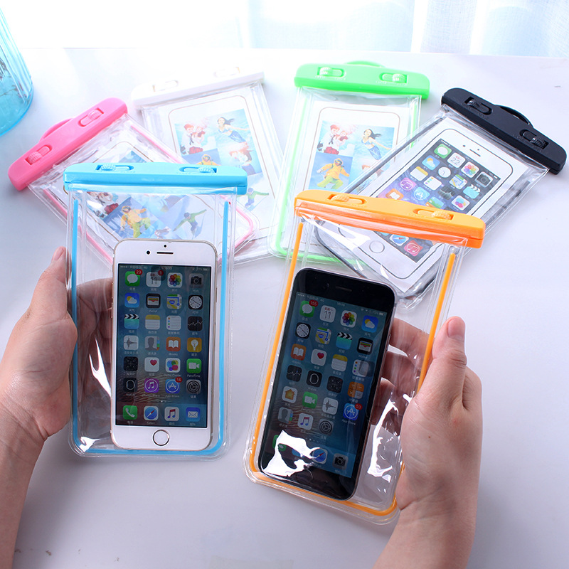 Светящийся водонепроницаемый чехол для мобильного телефона, флуоресцентный чехол для активного отдыха и подводной съемки