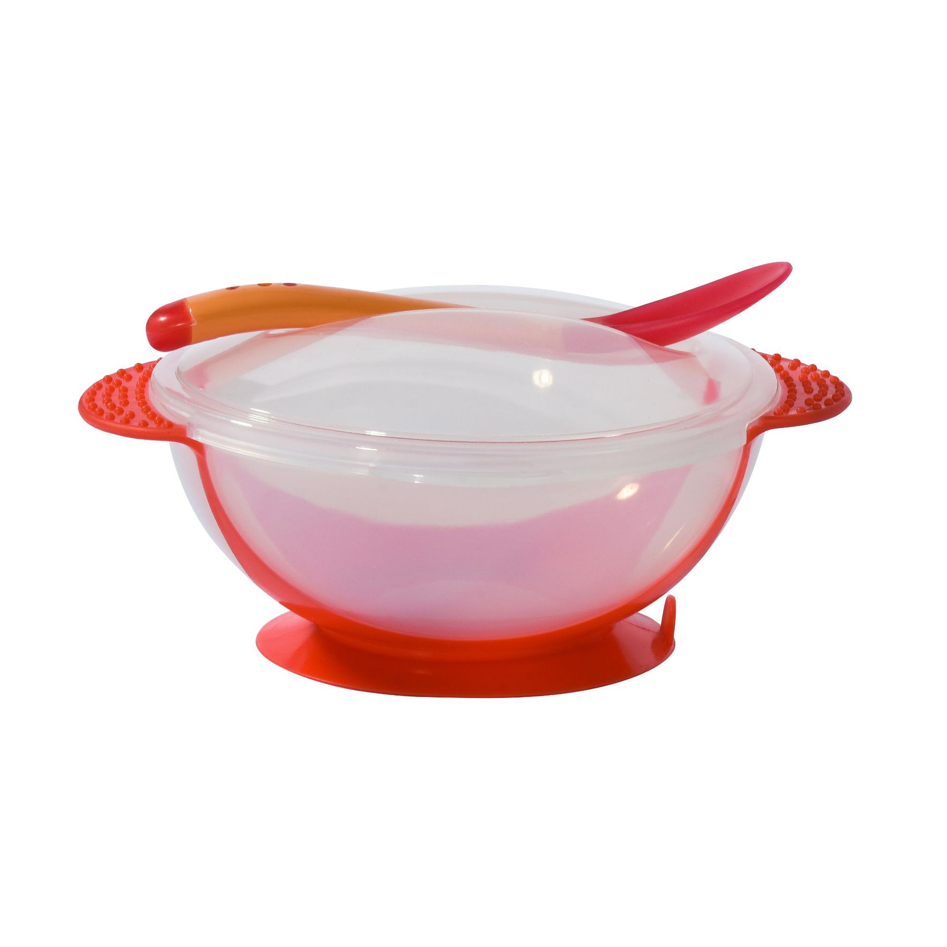 Manufacturer Wholesale Baby Suction Cup Bowl Set Anti-Slip and Anti-Fall Baby Bowl with Temperature Sensing Spoon Baby Training Bowl Complementary Food Bowl