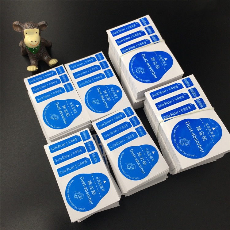 Инструмент для вакуумной пленки с направляющей, оптовая продажа пленки для экрана мобильного телефона, цветные наклейки для удаления пыли, индивидуальные производители