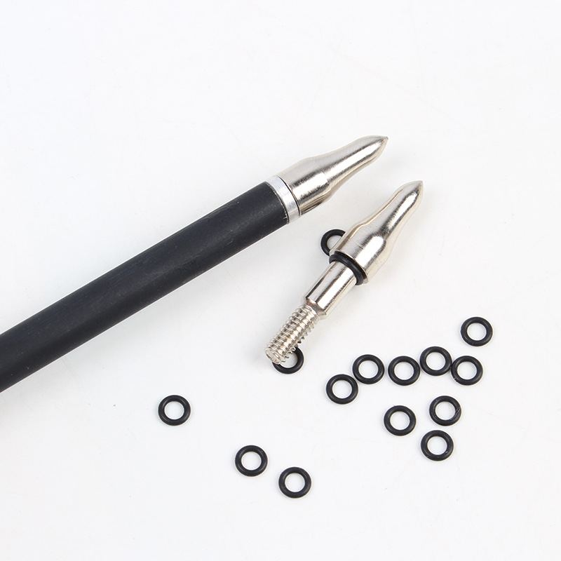 Bow and Arrow support real feather carbon arrow composite bow mixed carbon arrow replaceable arrow accessories fixed arrow O-shaped rubber ring