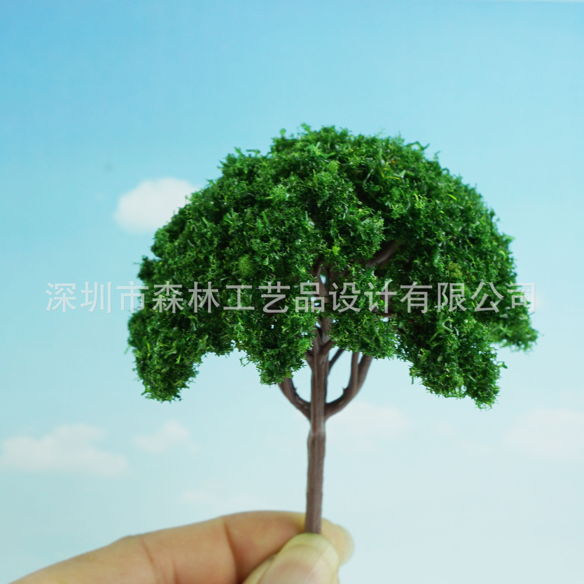 Sand table model tree moss micro landscape decoration green simulation plant ball tree-mesoporous tree powder