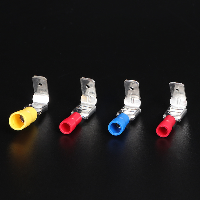 Shoulder-back male and female terminal PBDD1.25,2.5,5.5-250 male and female integrated cold-pressed spring connector