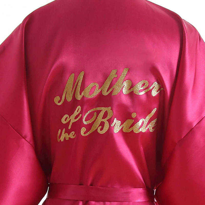 Свадебный халат для матери невесты, халат для утреннего макияжа, имитационный шелк, кардиган