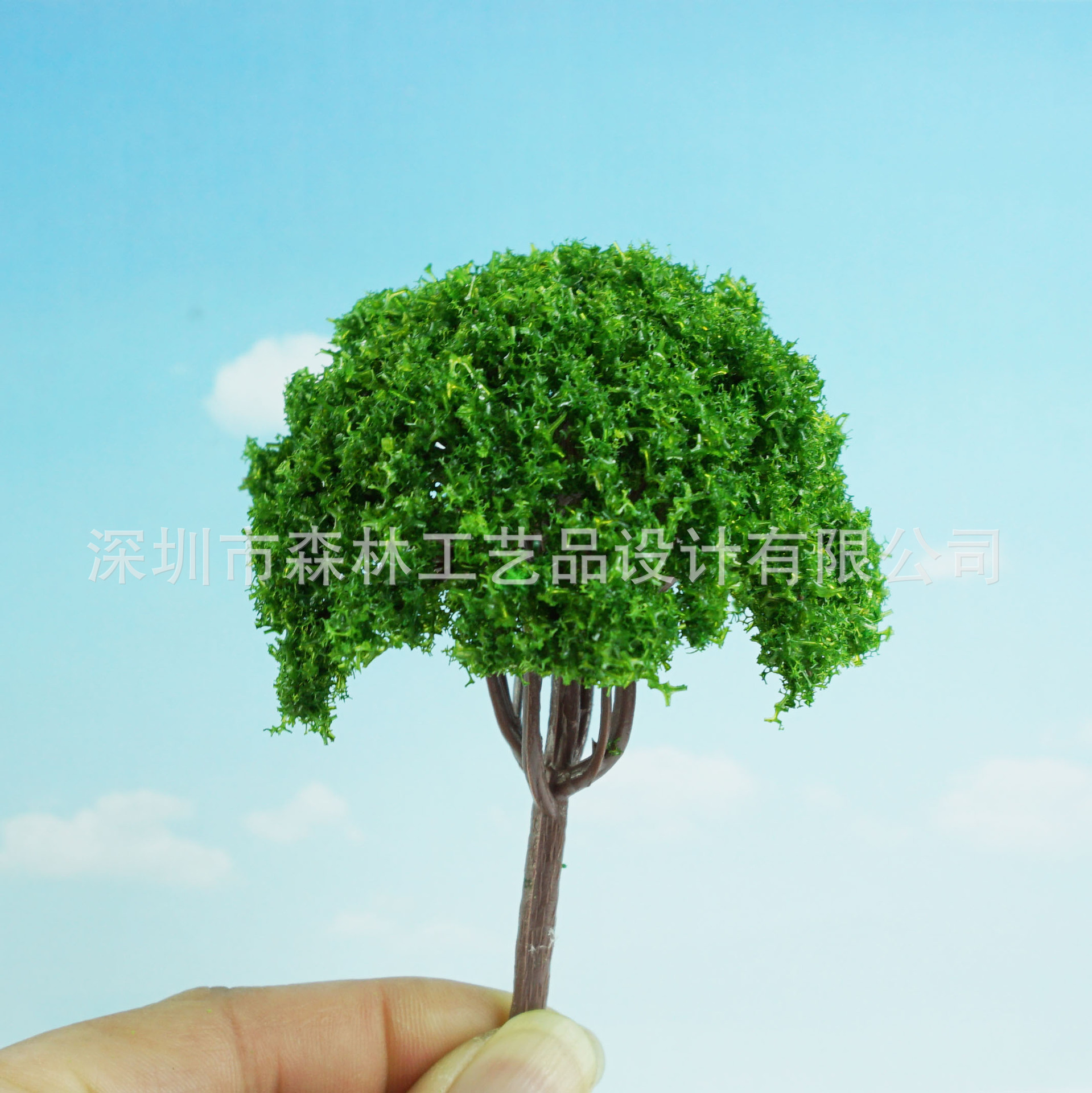 Sand table model tree moss micro landscape decoration green simulation plant ball tree-mesoporous tree powder