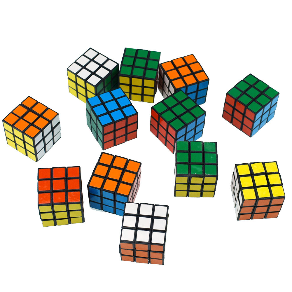 3CM Children's Intelligence Rubik's Cube Third-order Toy Third-order Rubik's Cube Smooth Beginner Gashapon Intelligence Toy Cross-border Decompression