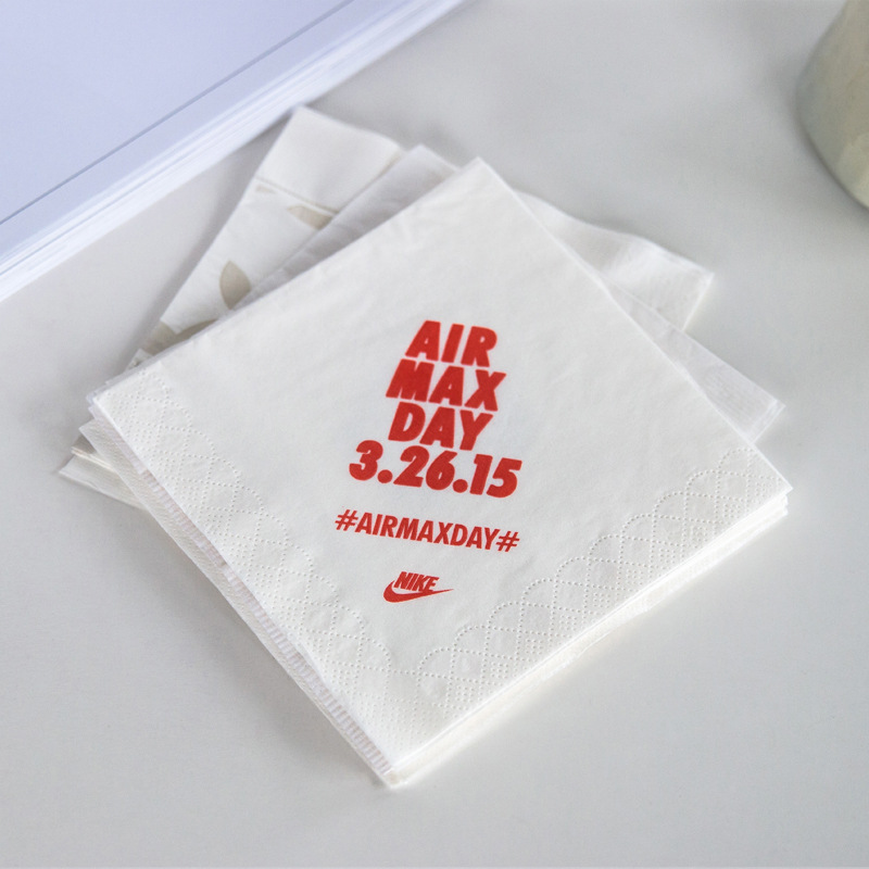 Cross-Border Colorful Napkins Printed Square Napkins Advertising Napkins Printable Logo Cocktail Napkins 330*330