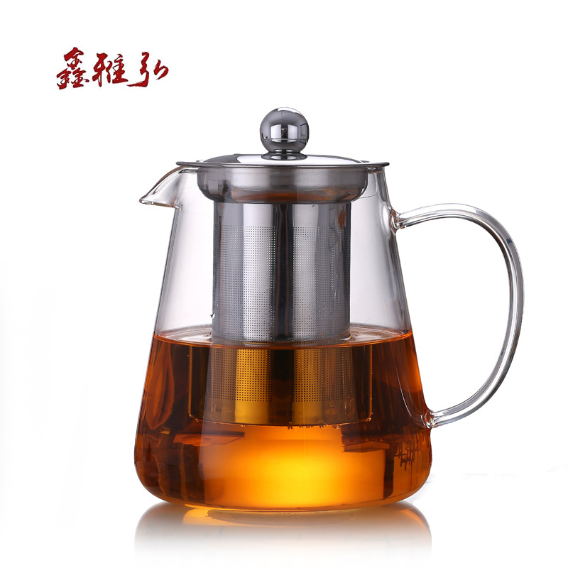 Glass Teapot, Black Tea Pot, Tea Water Separation, Stainless Steel Filter, Glass Water Kettle, Teapot, Kung Fu Tea Set