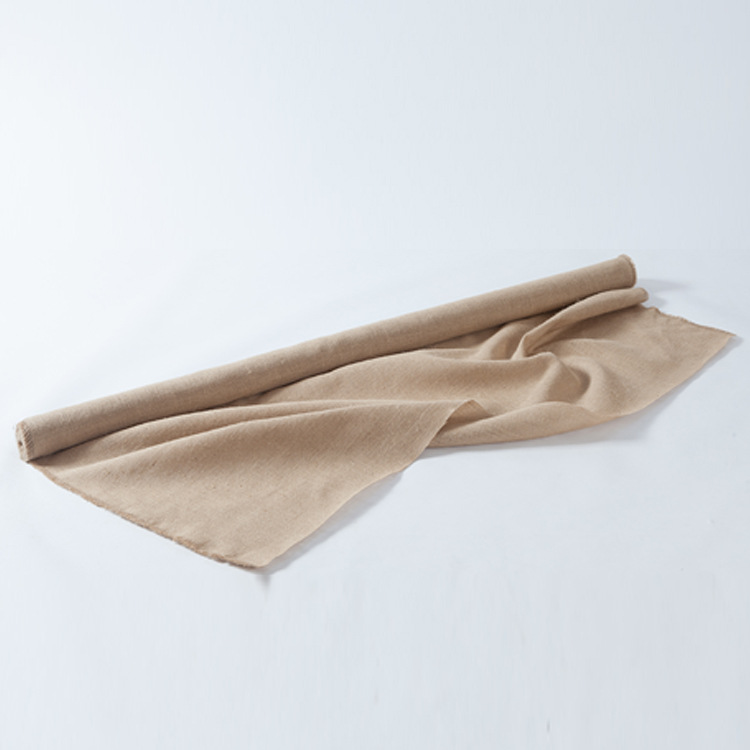 Natural jute cloth road maintenance coarse linen cloth wholesale Christmas jute cloth linen roll sofa decorative fabric