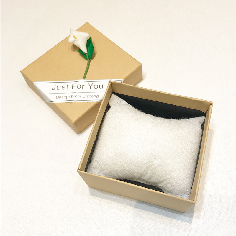 Retro Kraft Paper Heaven and Earth Cover Packaging Box Literary Watch Box Flower Tea Packaging Paper Box Small Fresh Forest Gift Box