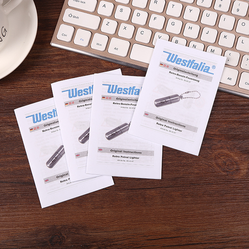 Manufacturers make printing product instructions writing paper enterprise brochure instruction certificate printing