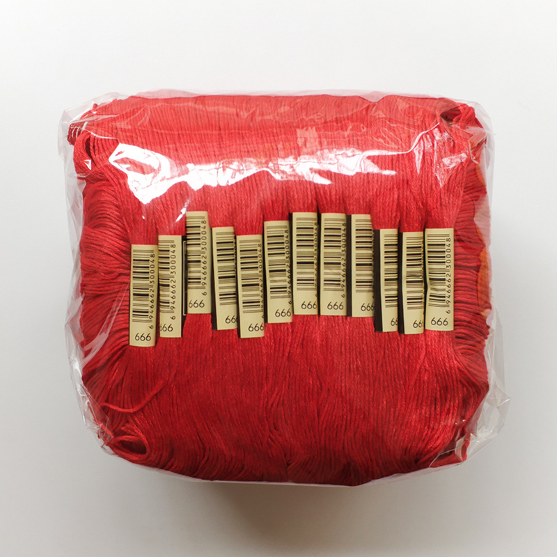 DIY Embroidery Thread Cross-Stitch Thread Punch Needle Embroidery Cross-Stitch Thread Branch 447 Colors 1.0kg Starting for DIY Crafts