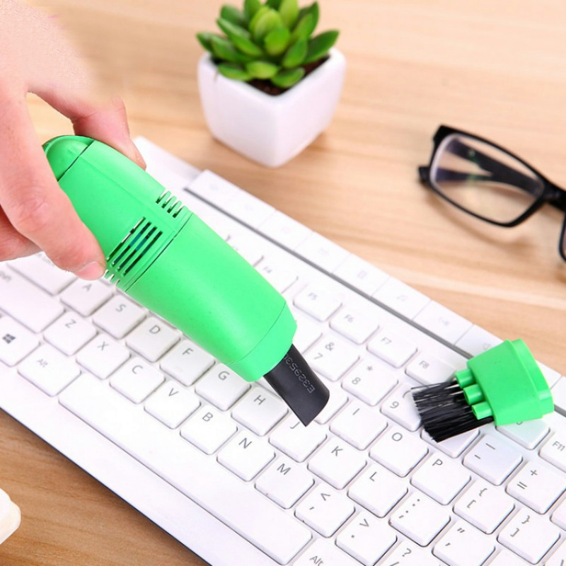 Mini usb keyboard cleaning brush micro computer cleaning dust collector portable notebook USB vacuum cleaner wholesale