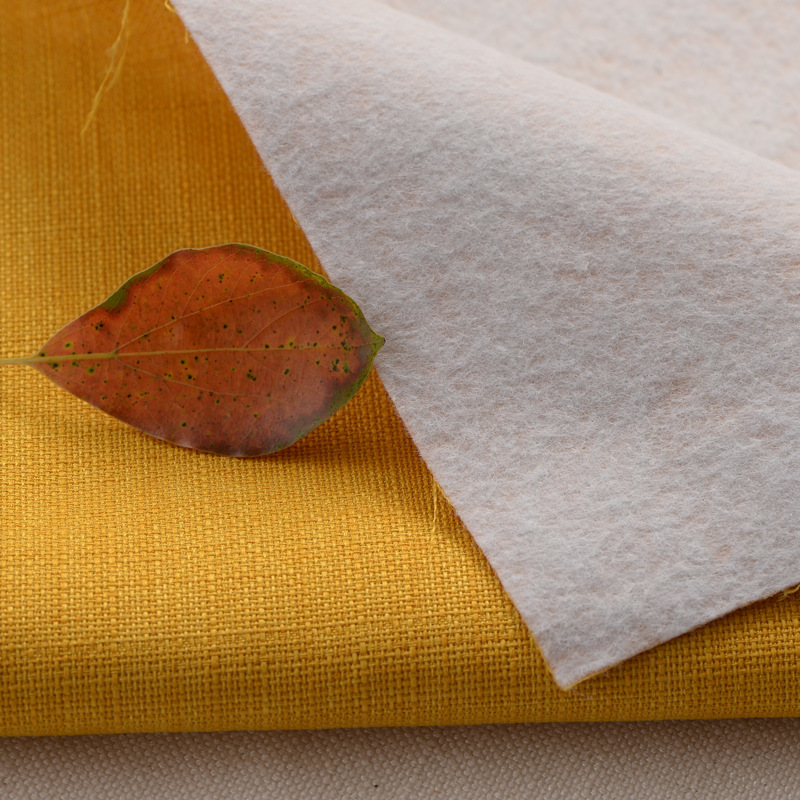 Factory wholesale thickened cotton and linen sofa fabric engineering soft bag hard bag bamboo imitation linen sofa cover linen fabric