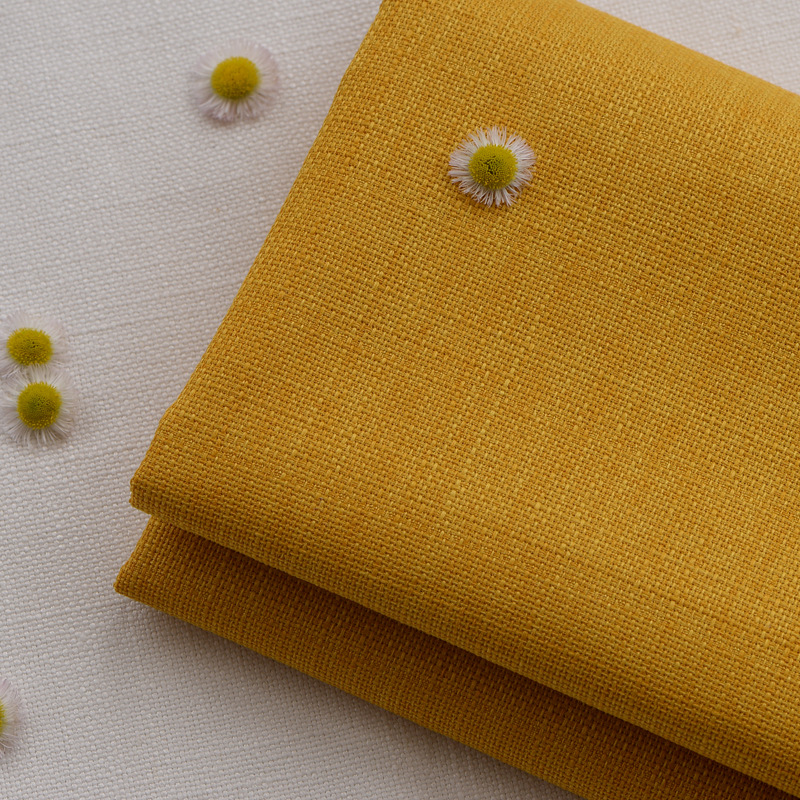 Factory wholesale thickened cotton and linen sofa fabric engineering soft bag hard bag bamboo imitation linen sofa cover linen fabric