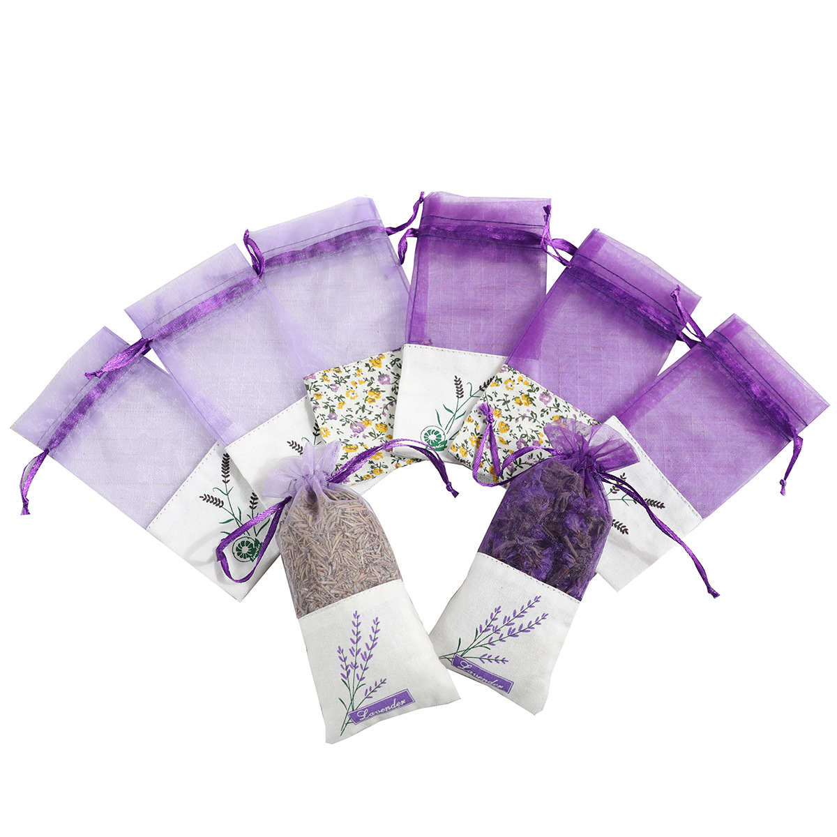 Drawstring drawstring sachet moxa leaf lavender sachet mesh bag wardrobe pendant vanilla medicine empty bag