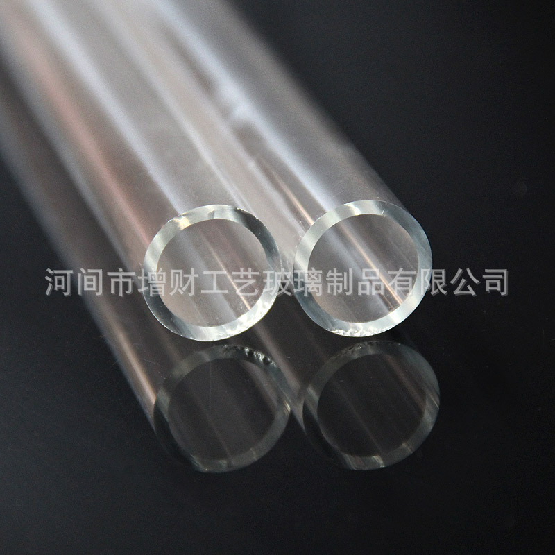 Custom-Made High Borosilicate Transparent Glass Tubes from Hejian, Raw Materials for Teacups, Teapots, Water Cups, Straws, and Smoking Accessories