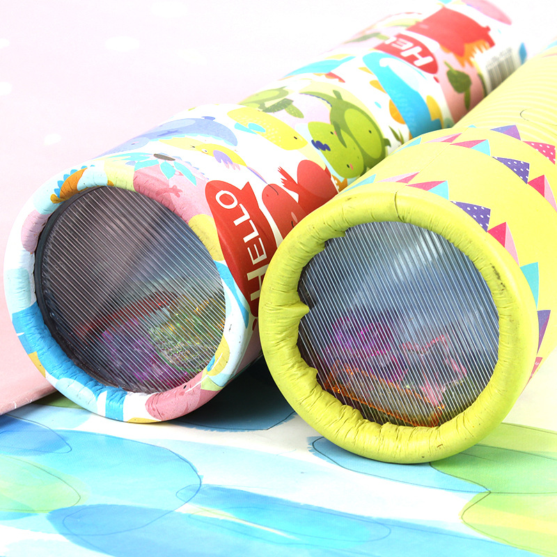 Cross-border wholesale kaleidoscope 80 nostalgic kaleidoscope educational toys rotating Magic Magic interior