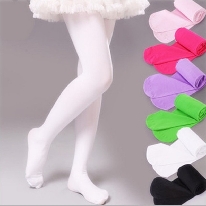 spring summer autumn children stockings pantyhose girls white velvet leggings socks students dance socks
