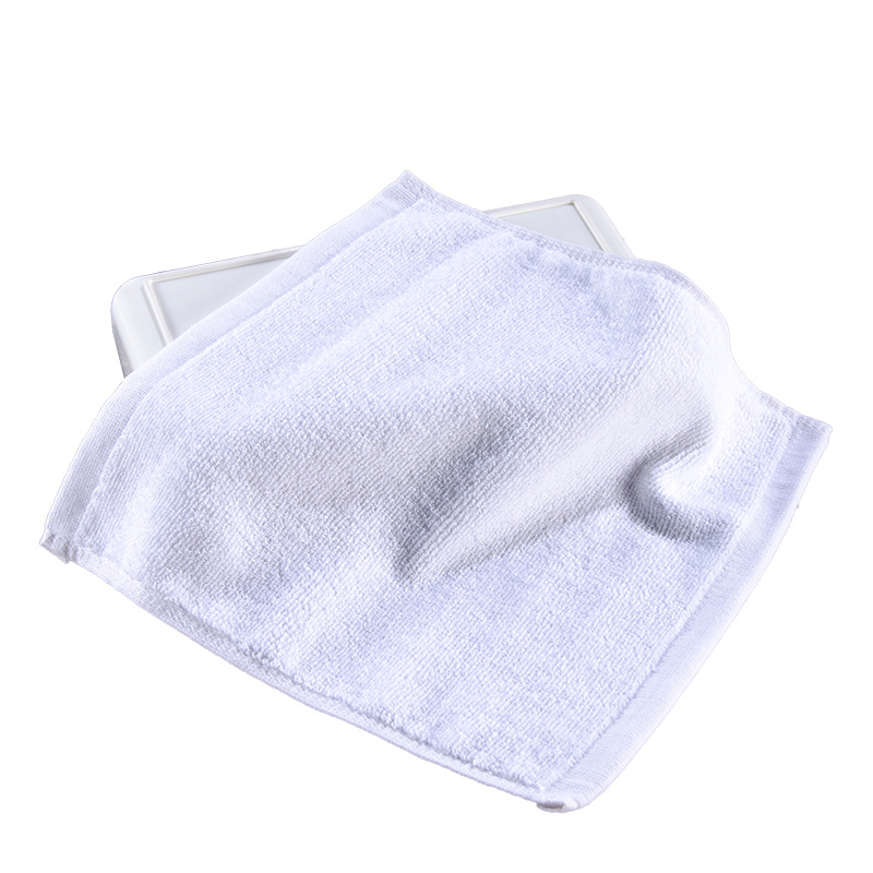 Hotel Square Towels, Kindergarten Small Towels, Pure Cotton 21 Thread Count, 32 Thread Count, Thickened and Densely Woven, Manufacturer Wholesale, Gift Square Towels, Napkins
