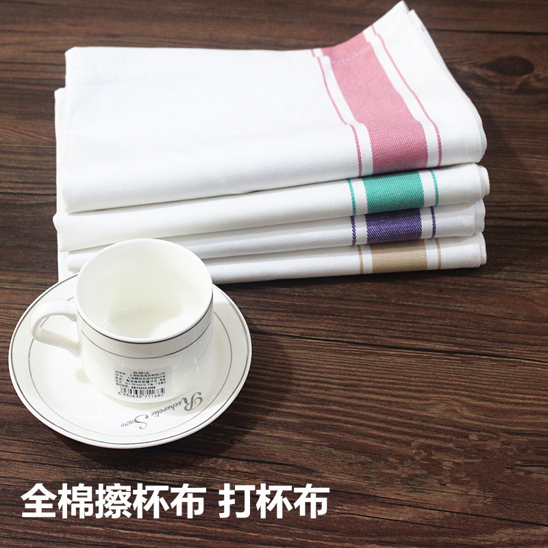 Утолщенная хлопковая салфетка, ткань для чистки, хлопковая салфетка для отелей и ресторанов