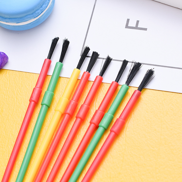 Oil painting brush plastic brush Gouxie pen diy children's painting brush brush small brush planting brush