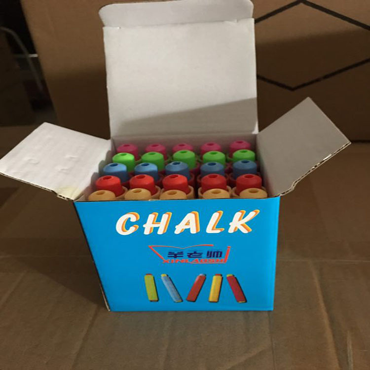 Teacher Xin environmental protection PP new material chalk set plastic chalk holder office culture and education best-selling stationery