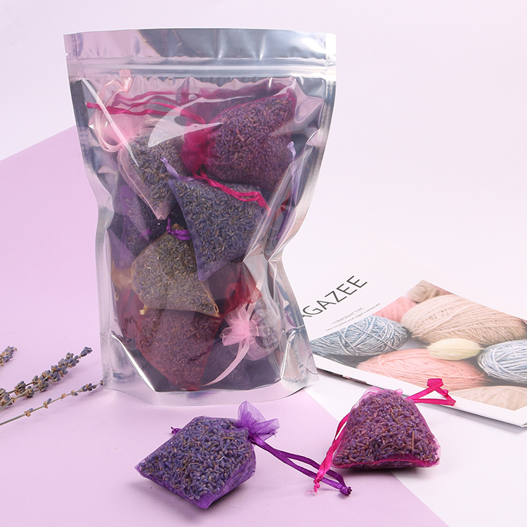 Factory supply lavender dried flower sachet gauze bag sachet filling sachet to help sleep deodorization
