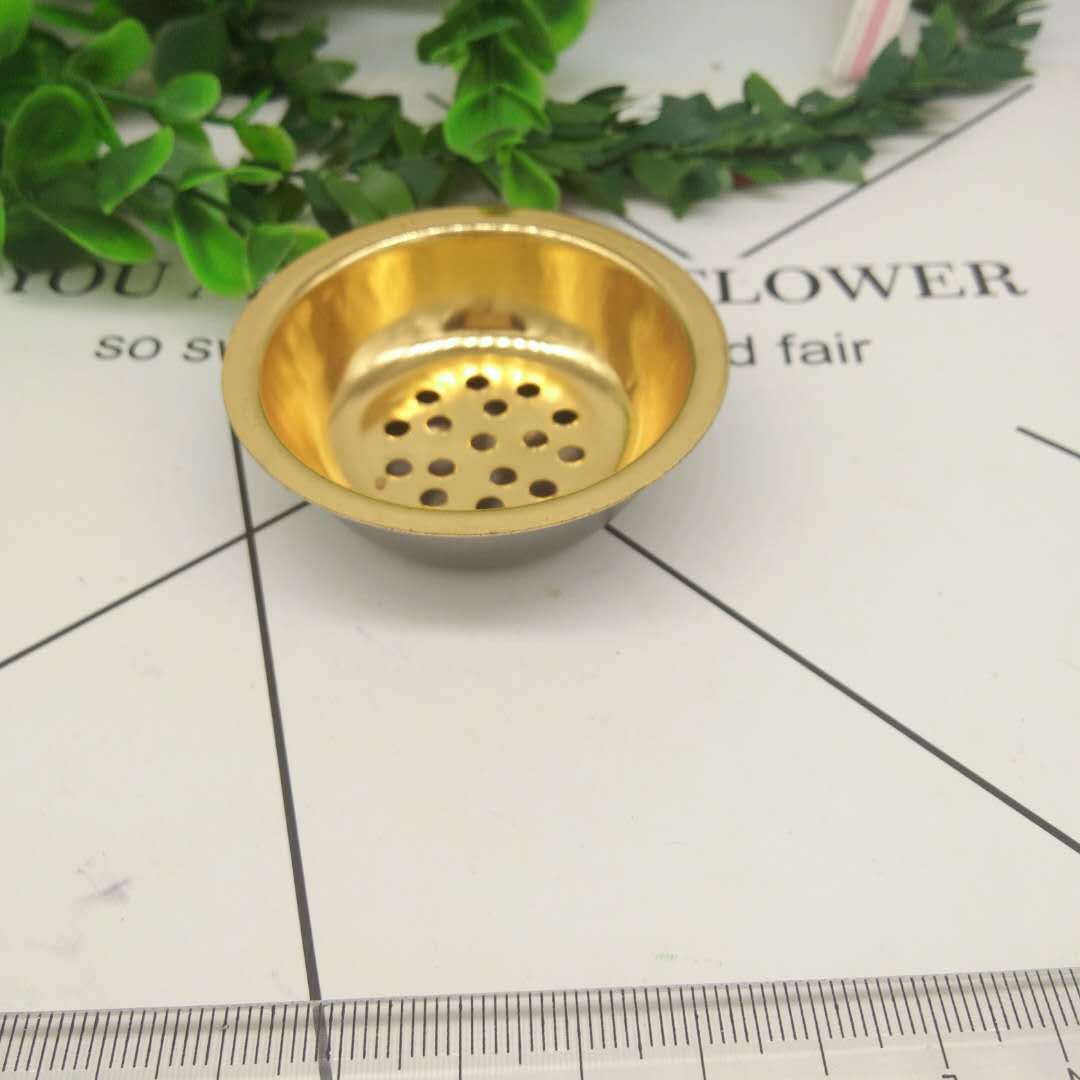 New wrought iron crafts incense cup accessories hollow metal incense cup accessories home hollow crafts