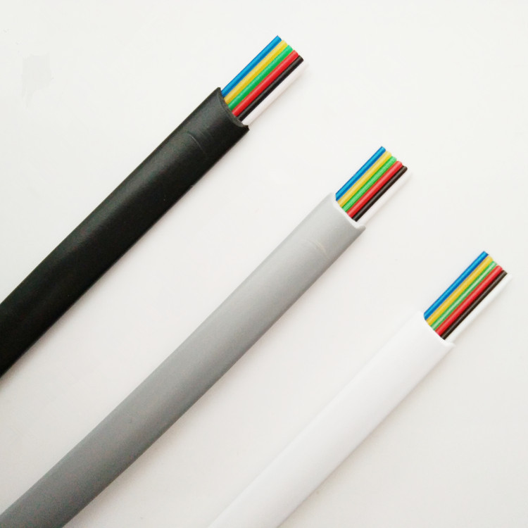 Оптовая продажа 20251 6-жильный плоский телефонный кабель 28AWG бескислородный медный 6-жильный плоский сигнал кабель