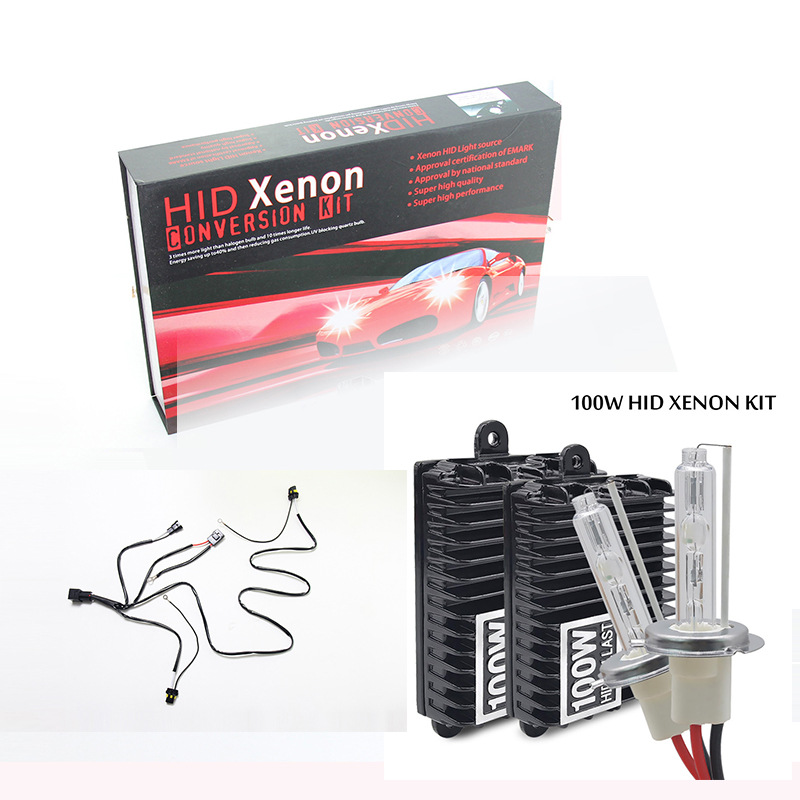 Wholesale manufacturers 12V100W xenon lamp suit high brightness high power HID xenon headlight headlight headlight