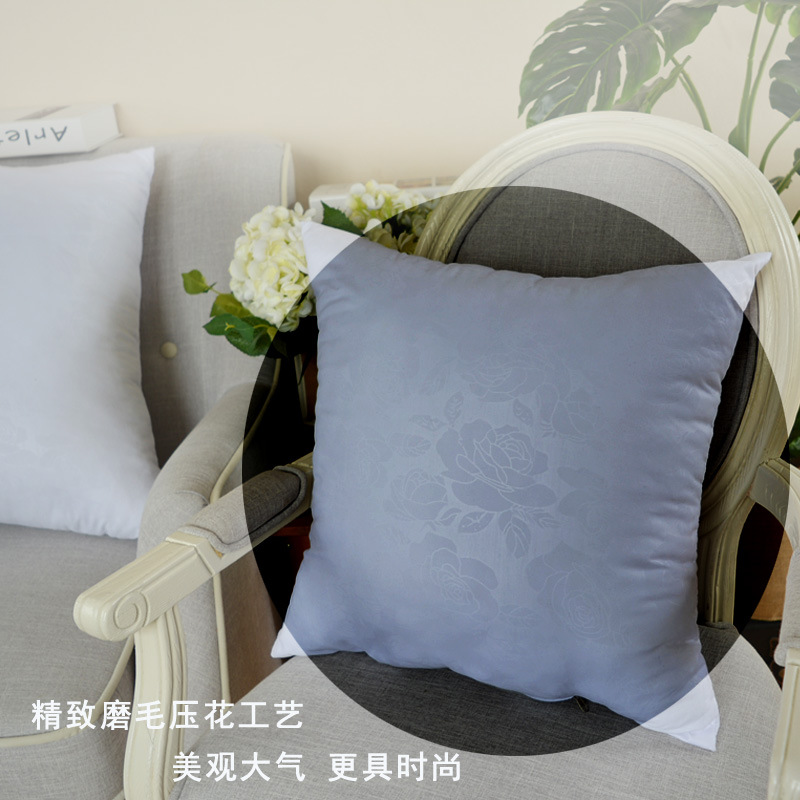 Factory direct abrasive cloth pillow cushion core pp cotton feather velvet core 40 45 50 55 60 65
