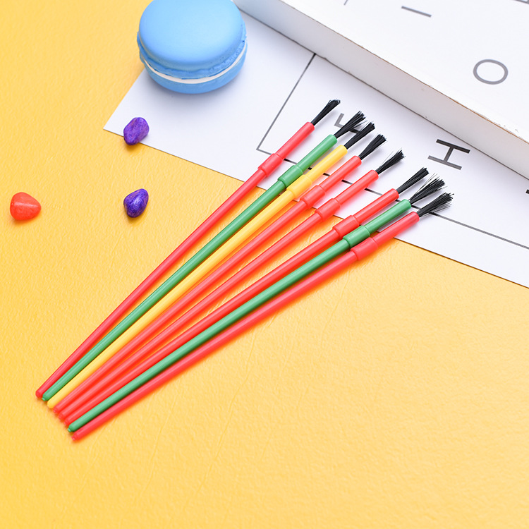 Oil painting brush plastic brush Gouxie pen diy children's painting brush brush small brush planting brush