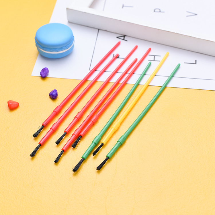 Oil painting brush plastic brush Gouxie pen diy children's painting brush brush small brush planting brush