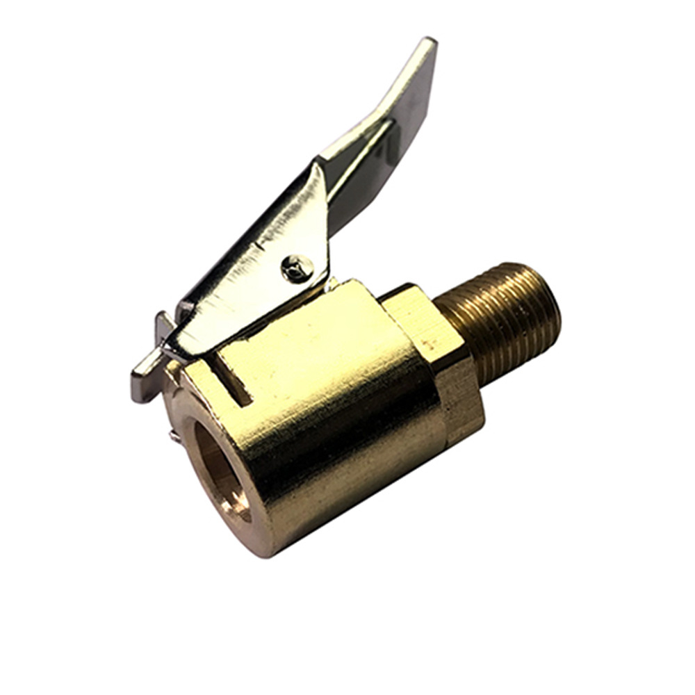 Car Air Pump Conversion Adapter Threaded Air Nozzle Adapter for American Cars