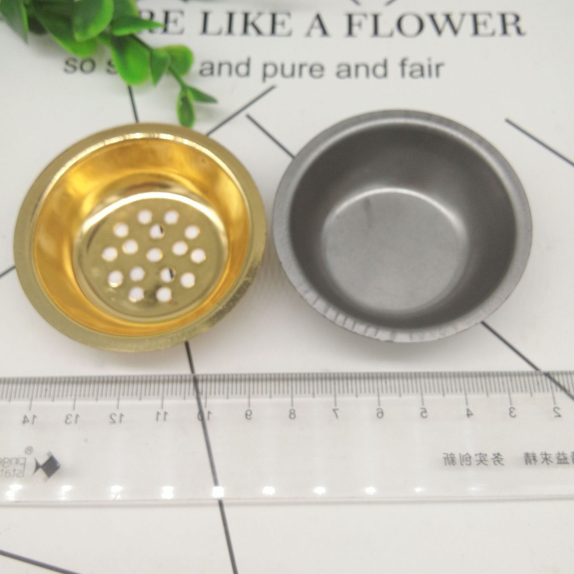 Новый аксессуар для благовоний из кованого железа, полая металлическая чаша для благовоний, домашние изделия