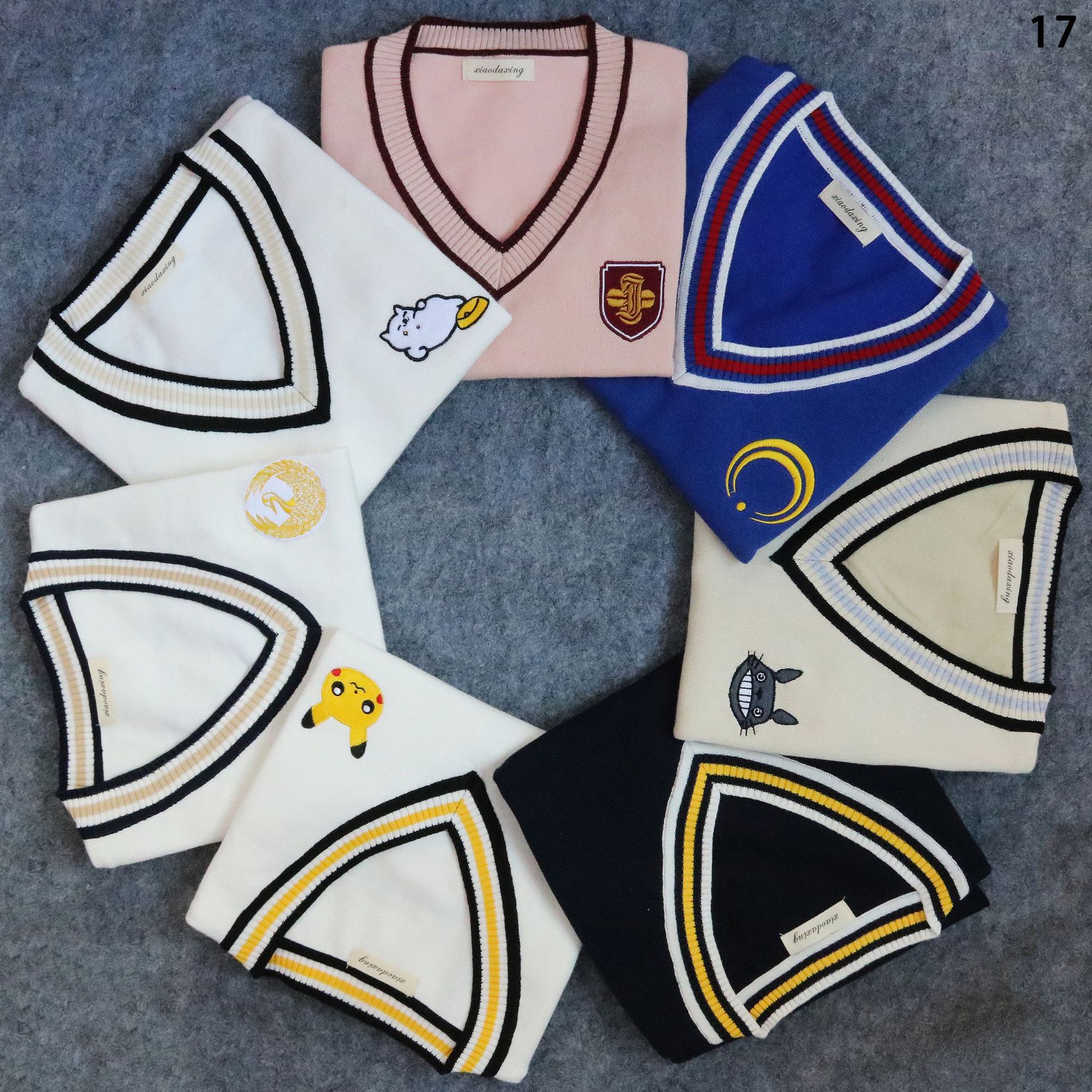 Новые свитеры весна и осень для мужчин и женщин, милый мультяшный стиль, школьная форма, жилеты для студентов