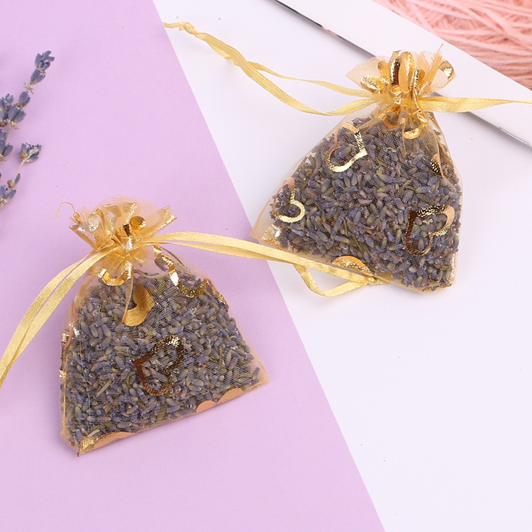 Factory supply lavender dried flower sachet gauze bag sachet filling sachet to help sleep deodorization