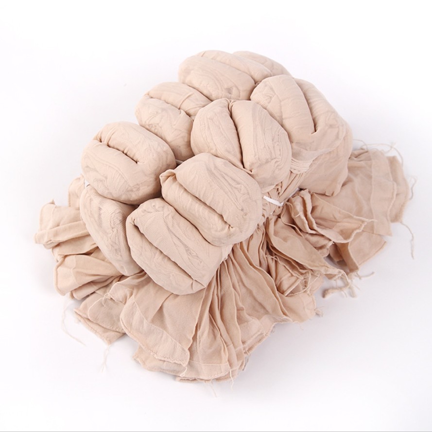 Spring, summer and autumn women's cored silk socks thin short pair of silk socks irregular wool socks velvet stall wholesale