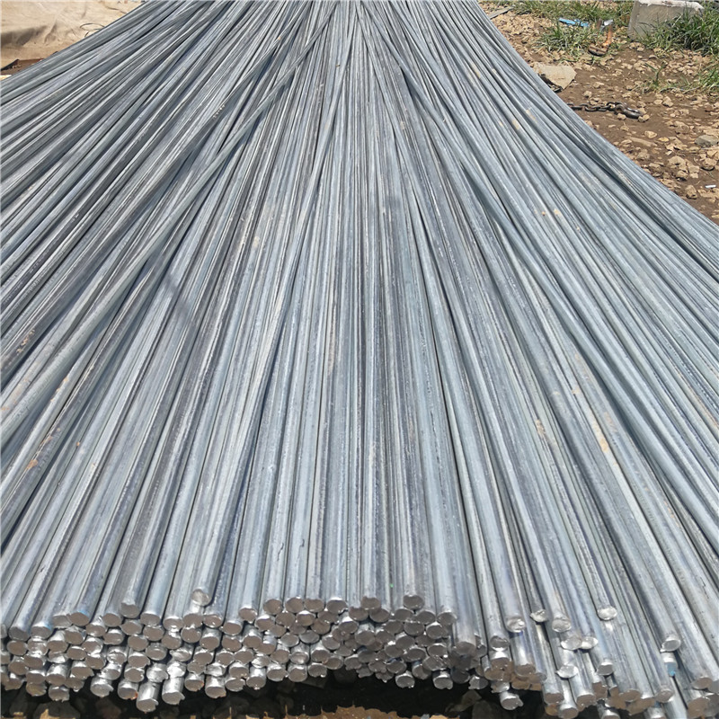 Q235 Galvanized Round Steel Grounding Rod Wholesale Hot Galvanized Disc Round Grounding Lightning Protection Galvanized Round Steel 16mm Galvanized Round Steel