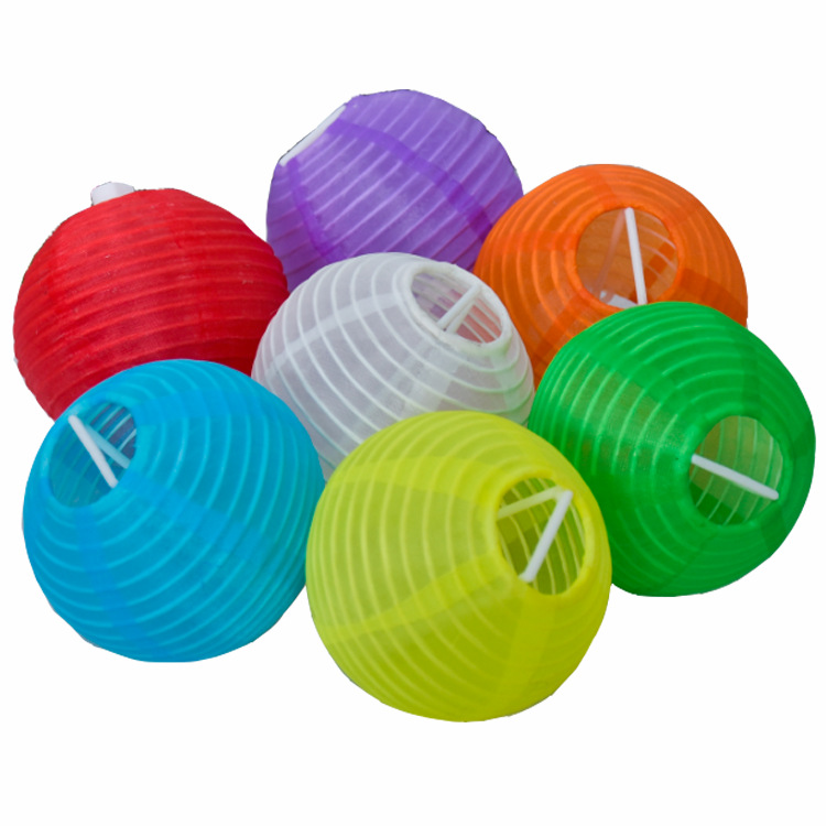 7.5cm Halloween lantern string lamp outdoor lamp silk lantern direct purchase wholesale Mid-Autumn National Day decoration