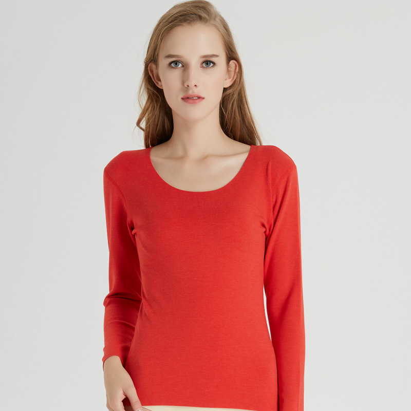 Customized Pure Cotton Red Autumn Clothes and Long Johns Suit for Men's Zodiac Year Thermal Intimates Chinese Red Wedding Female Couple Style