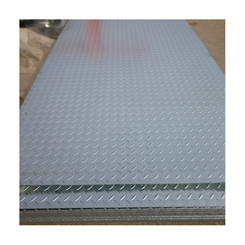 Galvanized Pattern Plate 1.0 2.0 3.0 4.05.0 Steel Cover Pattern Plate Embossed Lentil-Shaped Galvanized Pattern Iron Plate