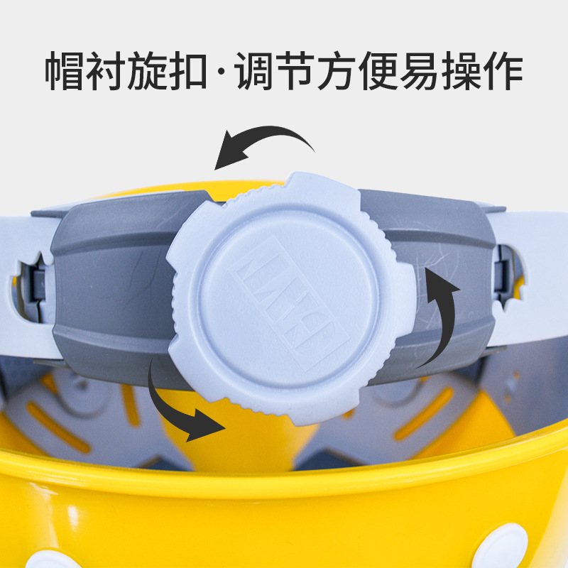 Safety helmet thickened glass fiber reinforced plastic construction site construction site anti-smashing labor protection helmet support printing GB safety helmet