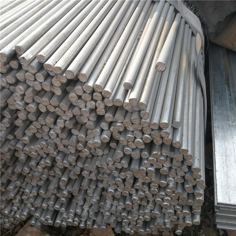 Оцинкованная круглая сталь Q235, заземляющий стержень, оптовая продажа, горячее оцинкованный диск, круглая заземляющая защита от молний, оцинкованная круглая сталь 16мм