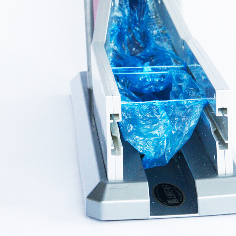 Factory Direct supply ABS automatic shoe cover machine with armrest continuous pull-type home office Environmental protection shoe cover machine in stock