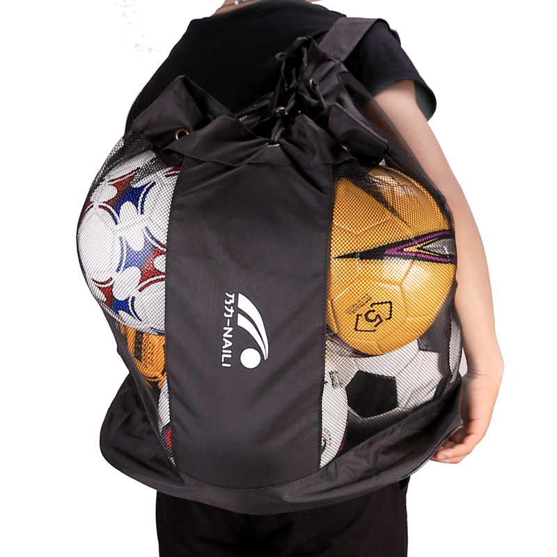 Big Ball Bag Football Cosmetics Bag Basketball Volleyball Football Equipment Large Mesh Bag Large Ball Bag Storage Ball Bag Thickeneded Type