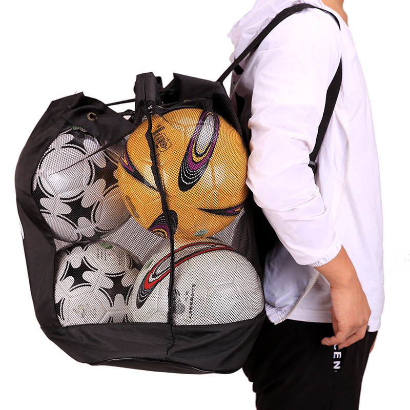 Soccer Storage Bag Basketball Large Net Bag Volleyball Net Bag Small Shoulder Bag Outdoor Sports Bag Ball Games Training Equipment