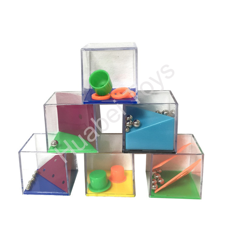 Puzzle DIY Toy Game Box Gravity Balance Beads 24 Piece Set Force Mini Ball Maze Rubik's Cube Game