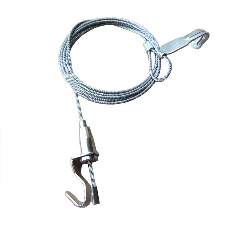 2 meters 1 hook conjoined hook 2mm 304 stainless steel rope conjoined steel wire hanging code picture hanging device mirror line