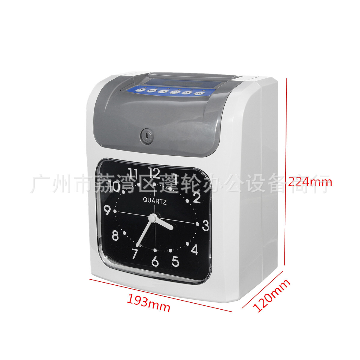 English Version Attendance Machine Export S-960 Punch-In Machine English Punch-In Attendance Machine Two-Color Printing Export Punch-In Clock